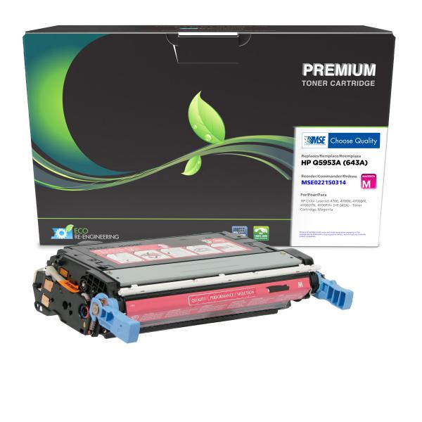 MSE REMANUFACTURED HP MAGENTA TONER CARTRIDGE  - Q5953A