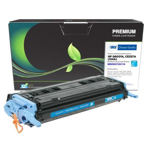 MSE REMANUFACTURED HP CYAN TONER CARTRIDGE  - Q6001A