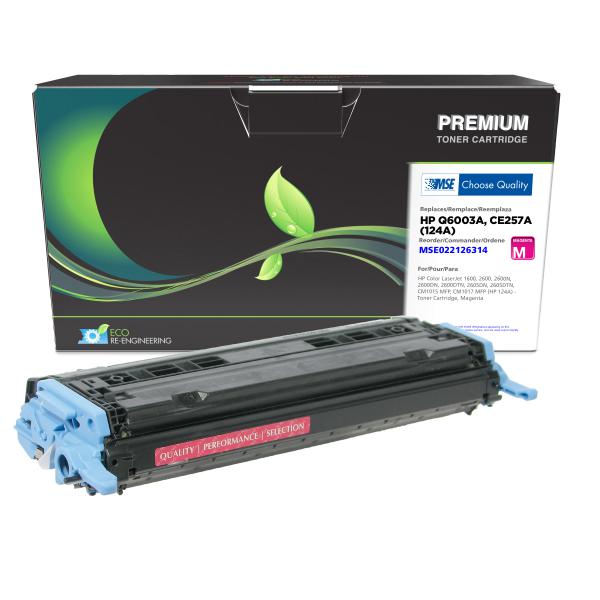 MSE REMANUFACTURED HP MAGENTA TONER CARTRIDGE  - Q6003A