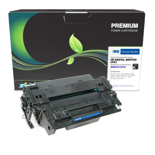 MSE REMANUFACTURED HP HIGH YIELD TONER CARTRIDGE  - Q6511X