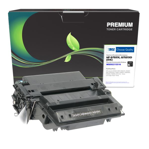 MSE REMANUFACTURED HP HIGH YIELD TONER CARTRIDGE  - Q7551X