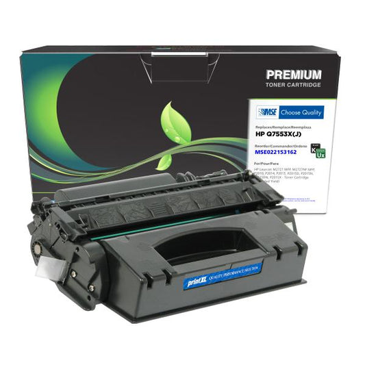 MSE REMANUFACTURED HP EXTENDED YIELD TONER CARTRIDGE  - Q7553X(J)