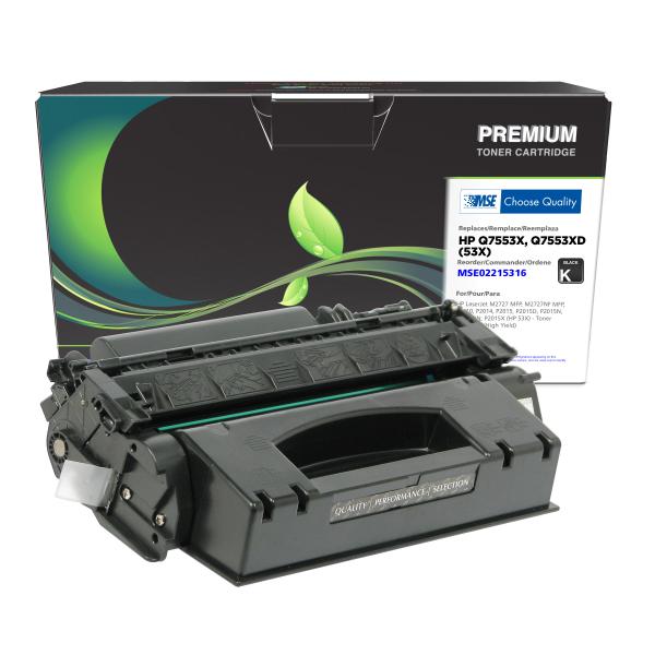 MSE REMANUFACTURED HP HIGH YIELD TONER CARTRIDGE  - Q7553X