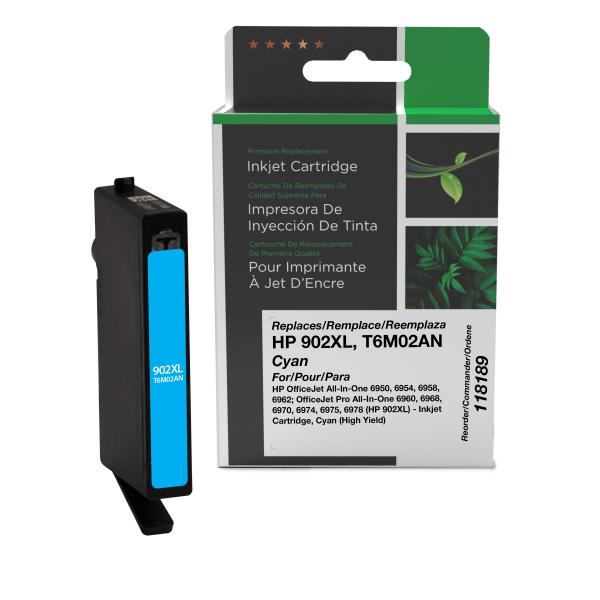 REMANUFACTURED HP HIGH YIELD CYAN INK CARTRIDGE  - T6M02AN