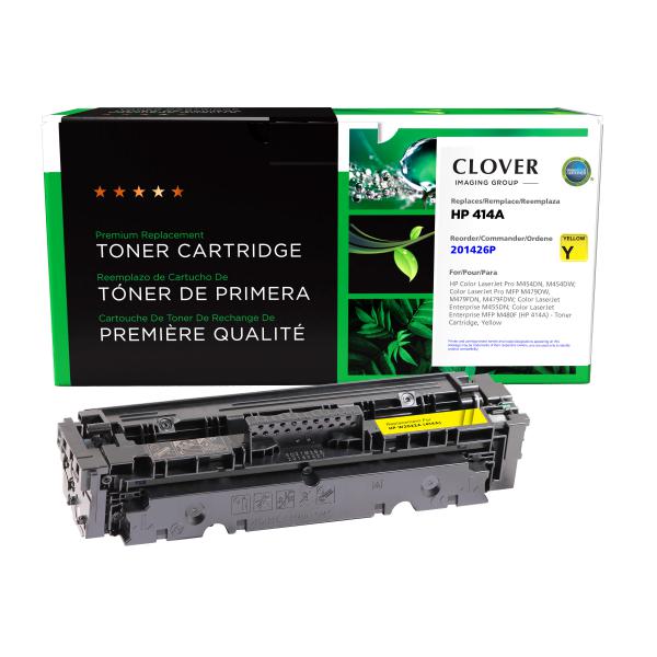 HP REMANUFACTURED YELLOW TONER  (NEW CHIP)