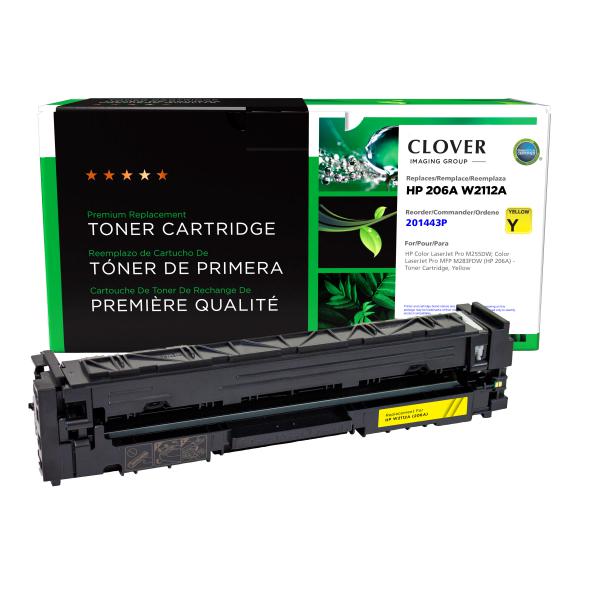 HP REMANUFACTURED YELLOW TONER  (NEW CHIP)