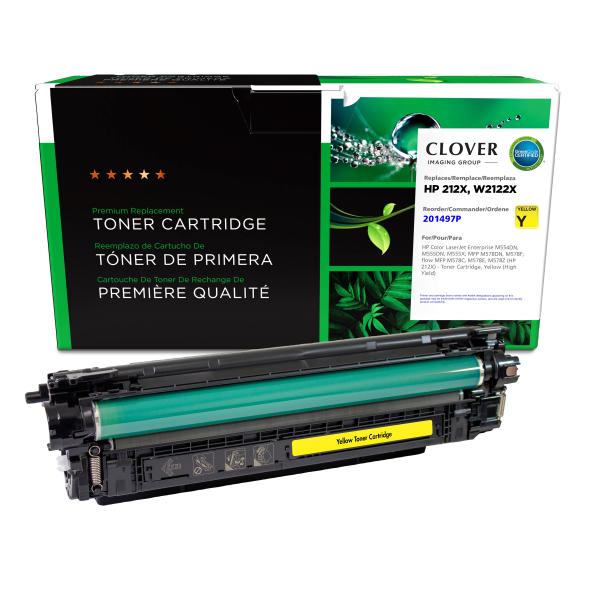 HP REMANUFACTURED HIGH YIELD YELLOW TONER  (NEW CHIP)