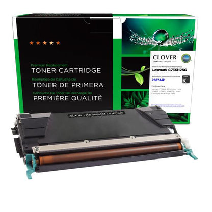 MSE REMANUFACTURED LEXMARK HIGH YIELD CYAN TONER CARTRIDGE  - C736H2CG