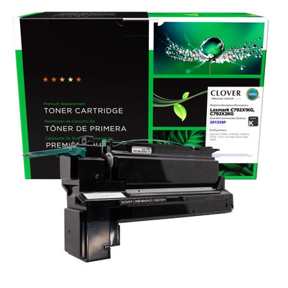 REMANUFACTURED LEXMARK HIGH YIELD BLACK TONER CARTRIDGE  - C792X1KG, C792X2KG