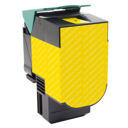 REMANUFACTURED LEXMARK HIGH YIELD YELLOW TONER CARTRIDGE  - 71B0H40, 71B1HY0