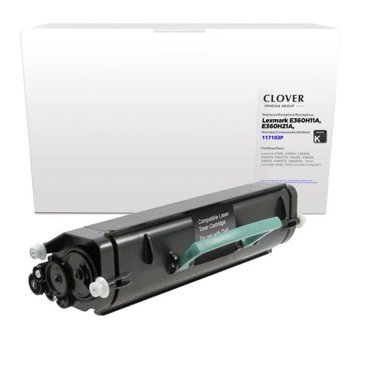 REMANUFACTURED LEXMARK HIGH YIELD TONER CARTRIDGE  - E350H80G, E352H11A, E352H21A