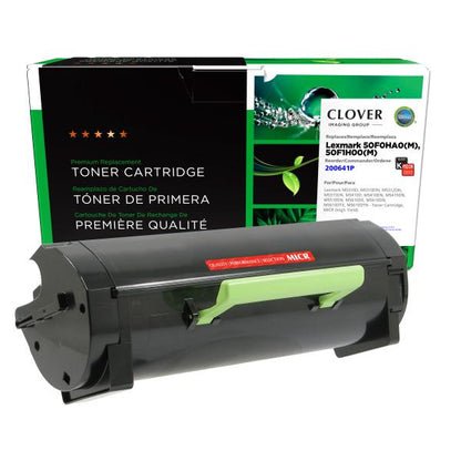 REMANUFACTURED LEXMARK HIGH YIELD MICR TONER CARTRIDGE  - 50F0HA0(M), 50F1H00(M)