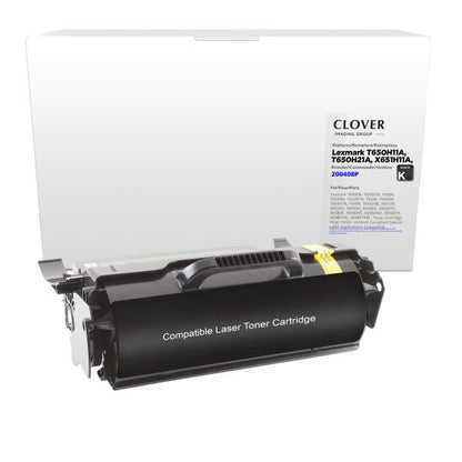 REMANUFACTURED LEXMARK HIGH YIELD TONER CARTRIDGE  - T650H11A, T650H21A, X651H11A, X651H21A