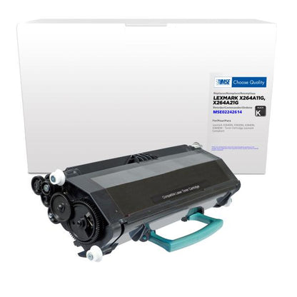 MSE REMANUFACTURED LEXMARK TONER CARTRIDGE  - X264A11G, X264A21G