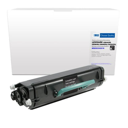 REMANUFACTURED LEXMARK HIGH YIELD TONER CARTRIDGE  - X264A21G, X264H11G, X264H21G, X264H31G, X264H80G