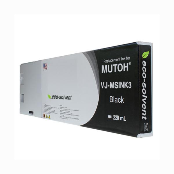 NON-OEM MUTOH NEW BLACK WIDE FORMAT INKJET CARTRIDGE  - VJ-MSINK3A-BK220