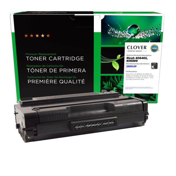 REMANUFACTURED RICOH EXTENDED YIELD TONER CARTRIDGE  - 406465(J), 406989(J)