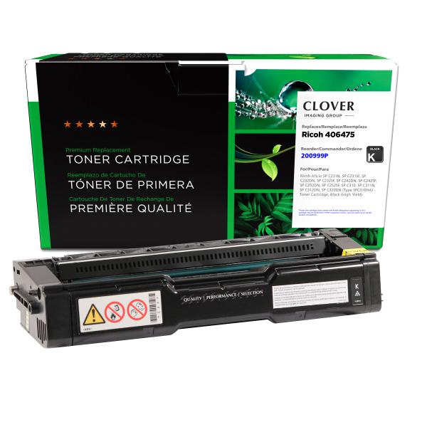 REMANUFACTURED RICOH HIGH YIELD BLACK TONER CARTRIDGE  - 406475