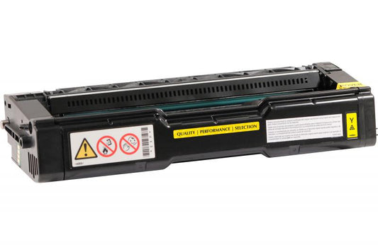 REMANUFACTURED RICOH HIGH YIELD YELLOW TONER CARTRIDGE  - 406478