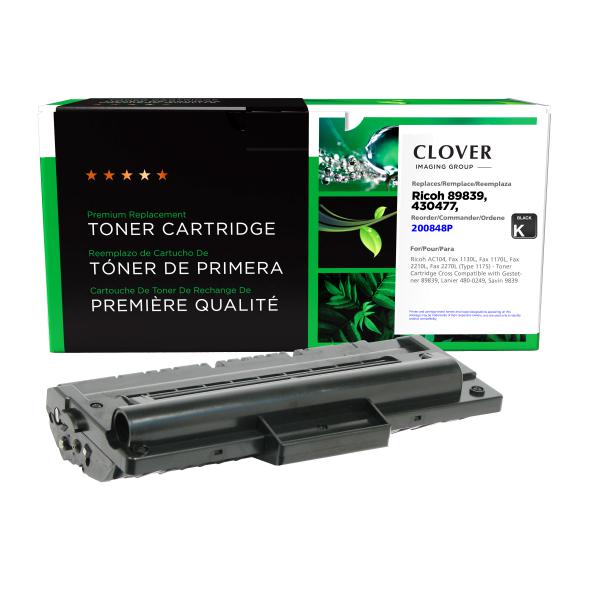 REMANUFACTURED RICOH TONER CARTRIDGE  - 89839, 430477, 480-0249, 9839