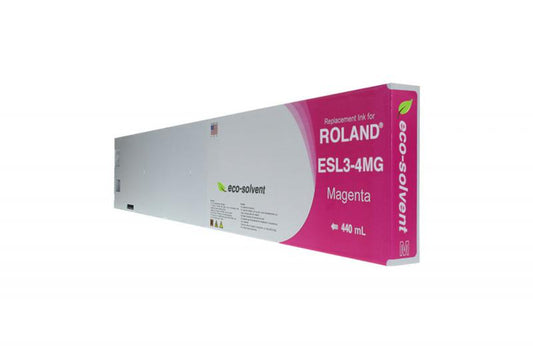 NON-OEM ROLAND NEW MAGENTA WIDE FORMAT INKJET CARTRIDGE  - ESL3-4MG