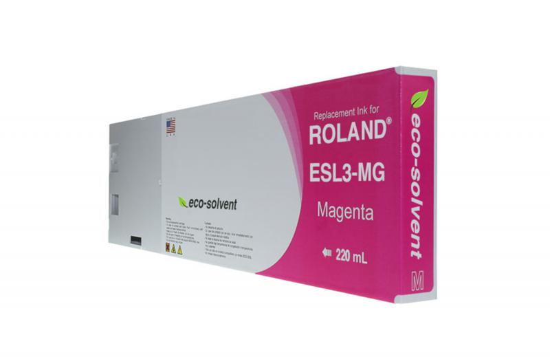 NON-OEM ROLAND NEW MAGENTA WIDE FORMAT INKJET CARTRIDGE  - ESL3-2MG