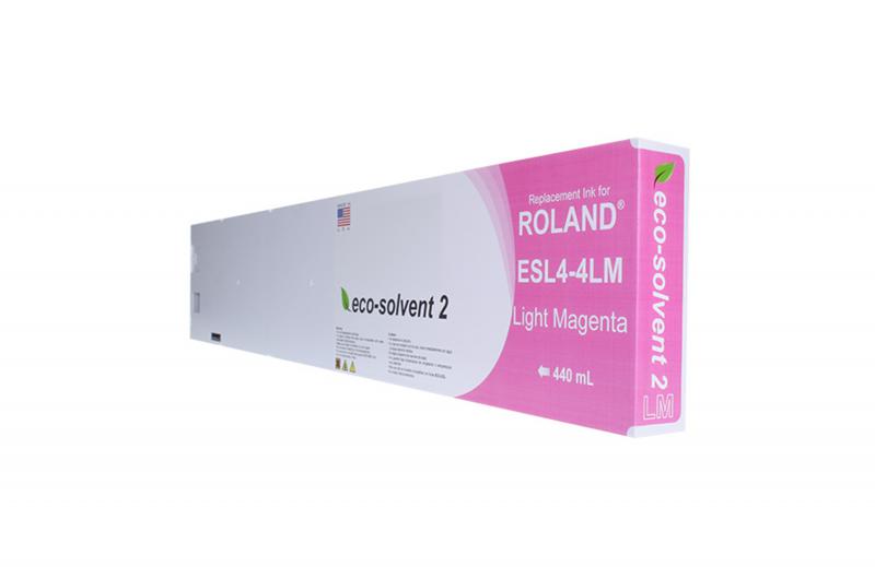 NON-OEM ROLAND NEW LIGHT MAGENTA WIDE FORMAT INKJET CARTRIDGE  - ESL4-4LM