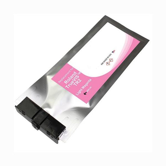 NON-OEM ROLAND NEW LIGHT MAGENTA WIDE FORMAT INKJET BAG  - TR2-LM