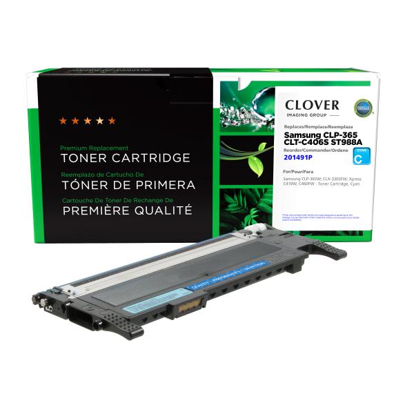 SAMSUNG REMANUFACTURED CYAN TONER