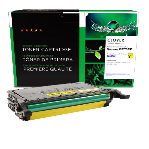 REMANUFACTURED SAMSUNG YELLOW TONER CARTRIDGE  - CLT-Y609S