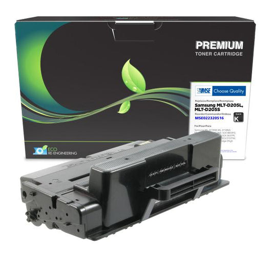 MSE REMANUFACTURED SAMSUNG HIGH YIELD TONER CARTRIDGE  - MLT-D205L, MLT-D205S