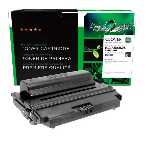 REMANUFACTURED XEROX HIGH YIELD TONER CARTRIDGE  - 106R01412, 106R01411