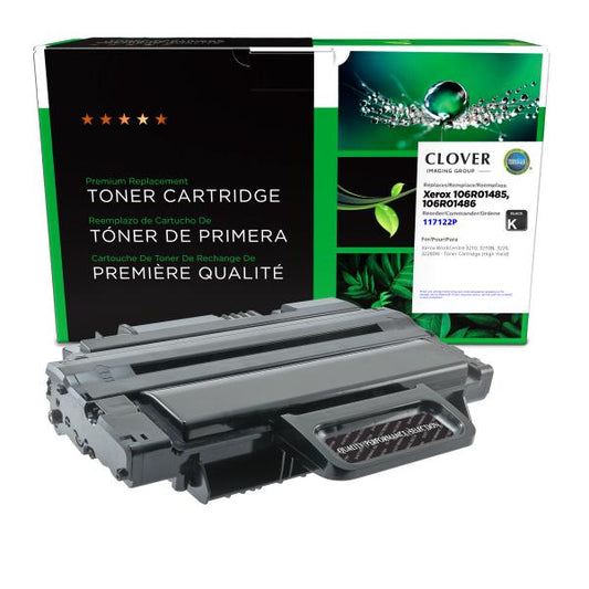 REMANUFACTURED XEROX HIGH YIELD TONER CARTRIDGE  - 106R01485, 106R01486