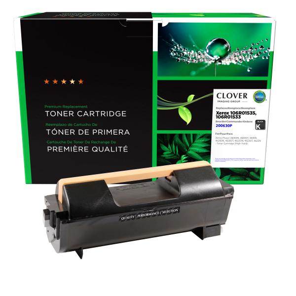 REMANUFACTURED XEROX HIGH YIELD TONER CARTRIDGE  - 106R01535, 106R01533