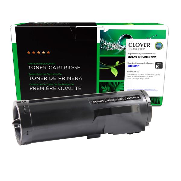 REMANUFACTURED XEROX HIGH YIELD TONER CARTRIDGE  - 106R02722