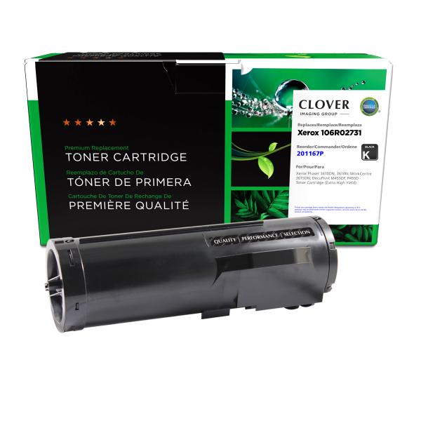 REMANUFACTURED XEROX EXTRA HIGH YIELD TONER CARTRIDGE  - 106R02731