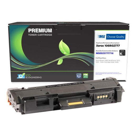 MSE REMANUFACTURED XEROX HIGH YIELD TONER CARTRIDGE  - 106R02777