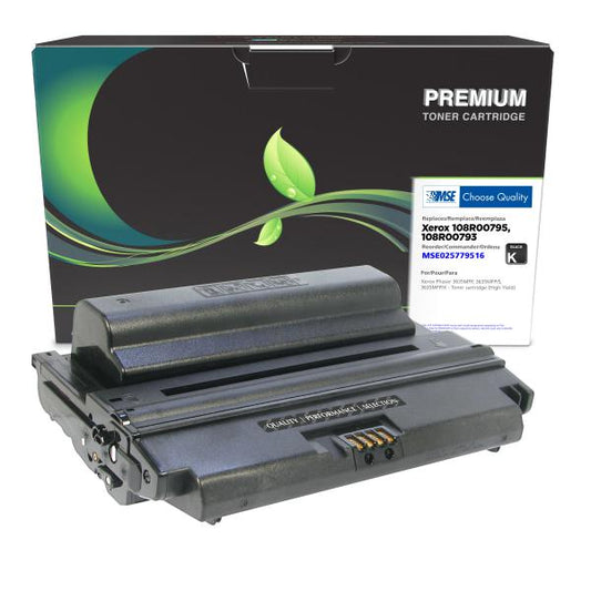 MSE REMANUFACTURED XEROX HIGH YIELD TONER CARTRIDGE  - 108R00795, 108R00793