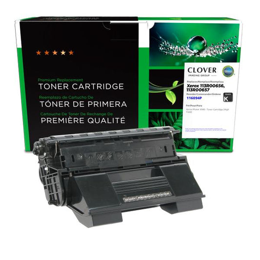 REMANUFACTURED XEROX HIGH YIELD TONER CARTRIDGE  - 113R00656, 113R00657