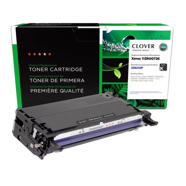 REMANUFACTURED XEROX HIGH YIELD BLACK TONER CARTRIDGE  - 113R00726