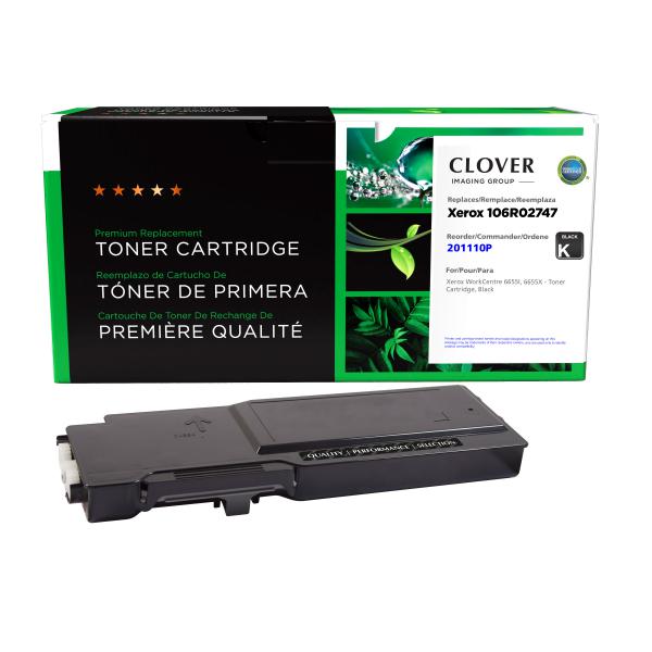 REMANUFACTURED XEROX BLACK TONER CARTRIDGE  - 106R02747