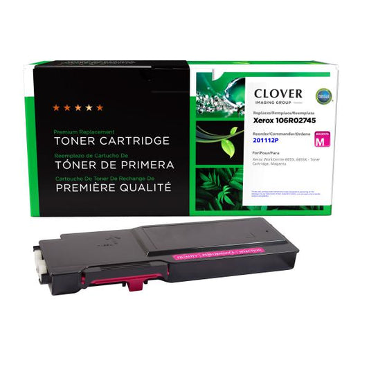 REMANUFACTURED XEROX MAGENTA TONER CARTRIDGE  - 106R02745