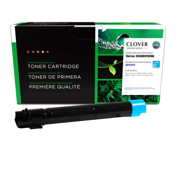 REMANUFACTURED XEROX CYAN TONER CARTRIDGE  - 006R01698