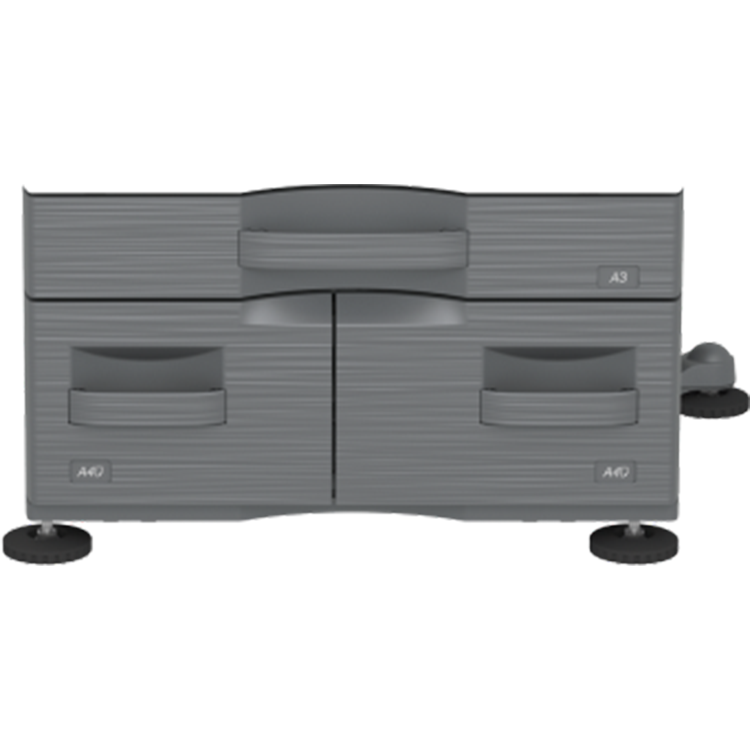 SHARP STAND W/ 1X 550 + 2100-SHEET TANDEM DRAWERS - BP-DE15