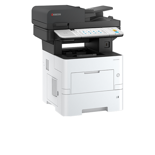 KYOCERA MONO 57 PPM MFP W/ DP, COPY, PRINT, COLOR SCAN, MONO FAX - MA5500IFX