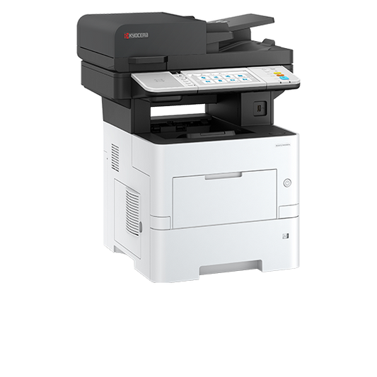 KYOCERA MONO 57 PPM MFP W/ DP, COPY, PRINT, COLOR SCAN, MONO FAX - MA5500IFX