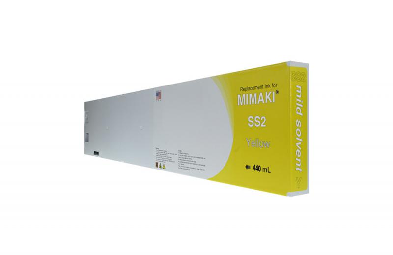 NON-OEM MIMAKI NEW YELLOW WIDE FORMAT INKJET CARTRIDGE  - SPC-0380Y