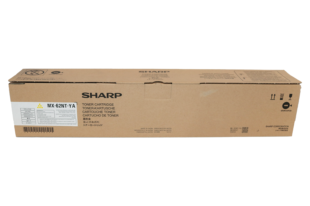 SHARP YELLOW TONER - MX62NTYA