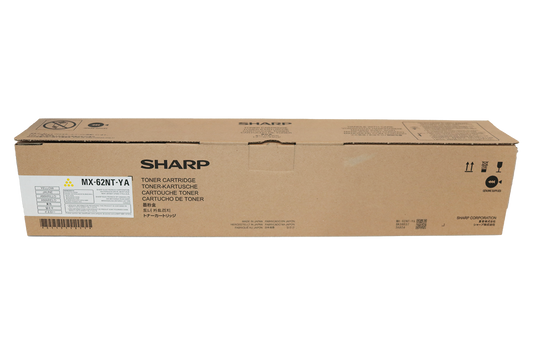 SHARP YELLOW TONER - MX62NTYA