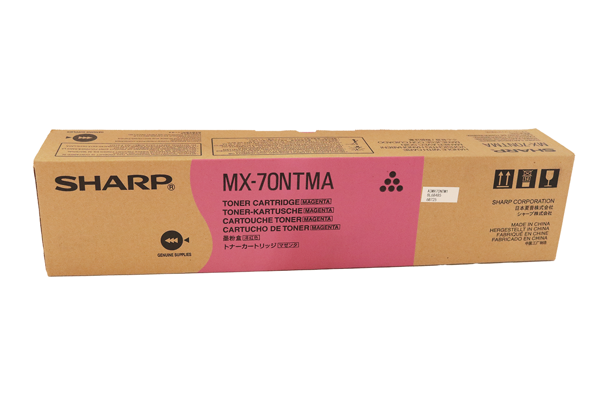 SHARP MAGENTA TONER - MX70NTMA